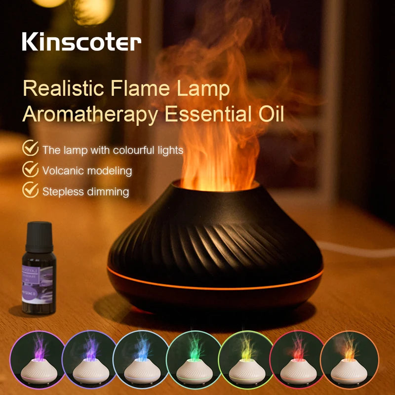 Kinscoter Volcanic Aroma Diffuser Essential Oil Lamp 130ml