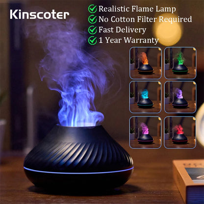 Kinscoter Volcanic Aroma Diffuser Essential Oil Lamp 130ml