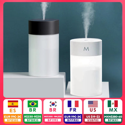 260ml Aroma Diffuser USB Smart Ultrasonic Air Humidifier