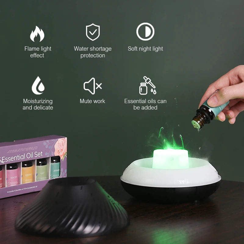 Kinscoter Volcanic Aroma Diffuser Essential Oil Lamp 130ml